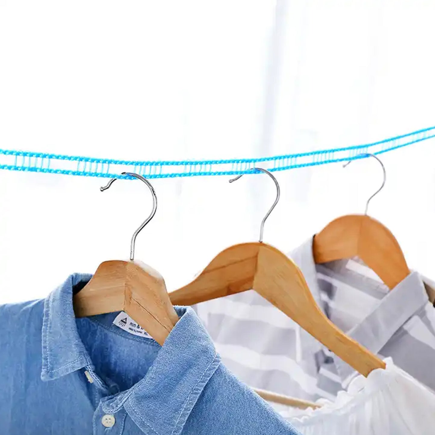 Wind prood Anti-slip Clothes Drying Nylon Rope (3 Mtr.)
