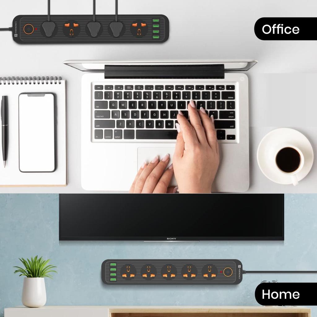 Power Plate 10 - Power Extension 3 M Cord Length (Portronics)