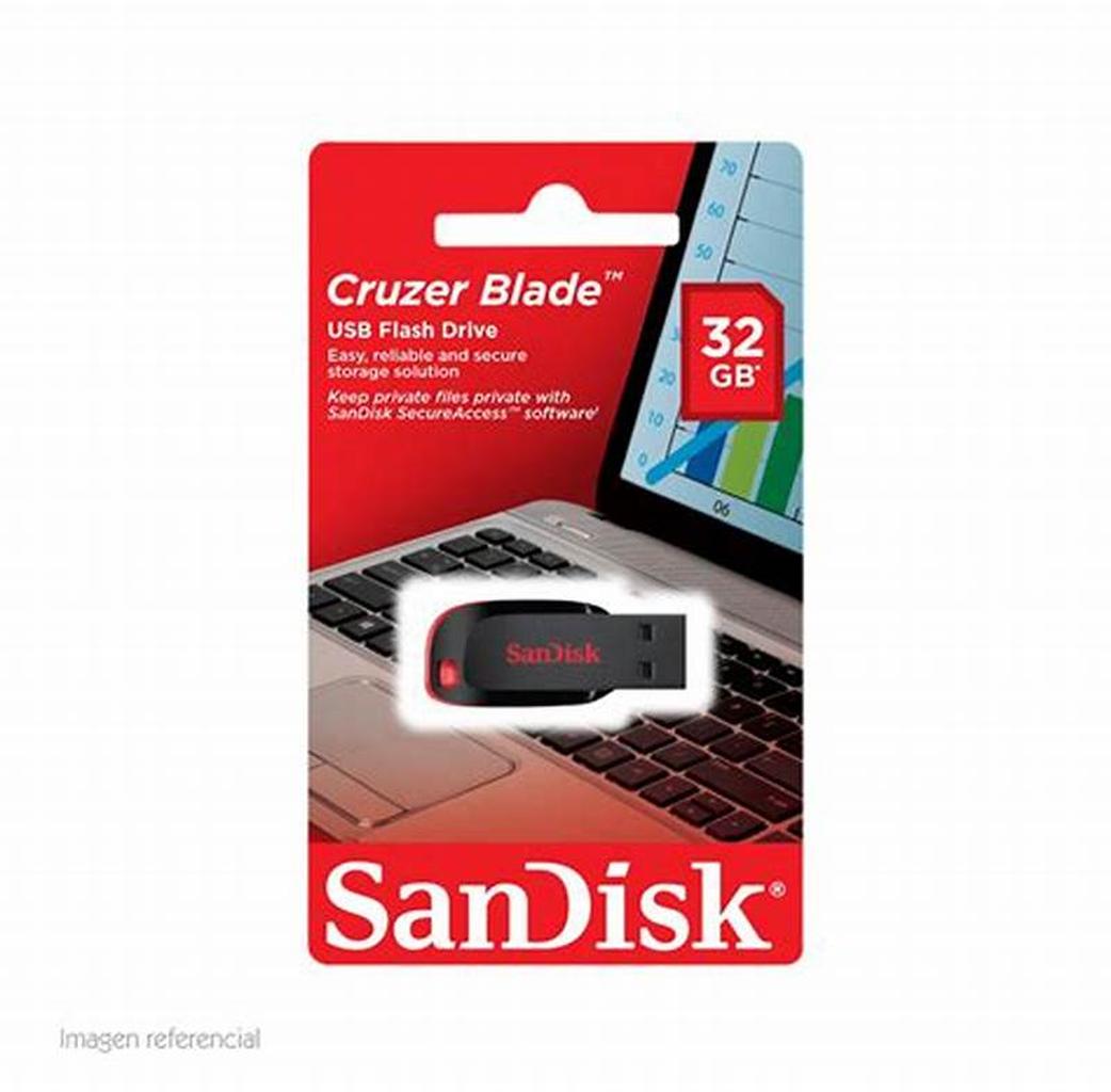 SanDisk Cruzer Blade USB 2.0 Flash Drive 32 GB