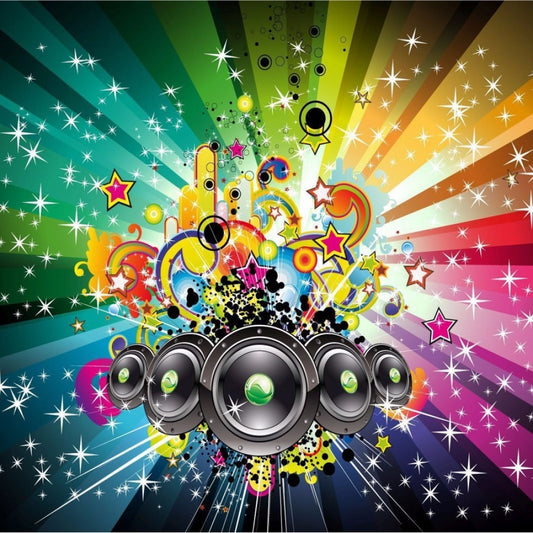 Loud music background Mobile Case Cover