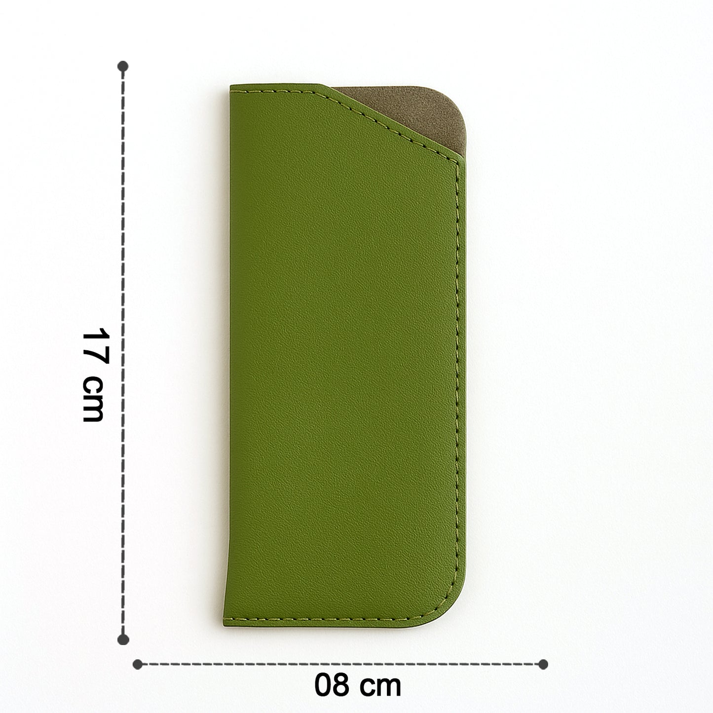 Slim Pu Leather Glasses Sleeve - (1 Pc)