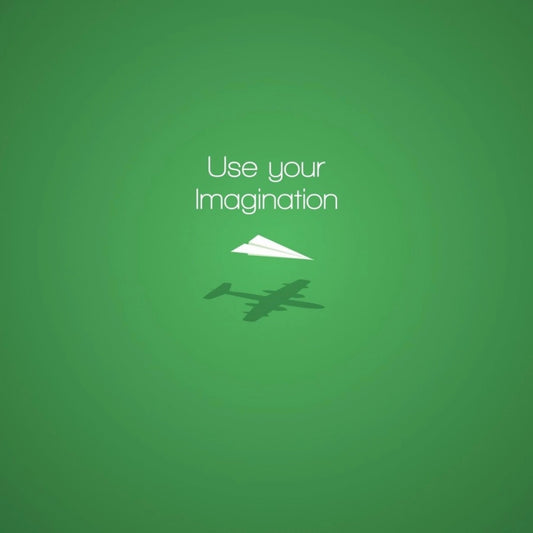 Green background with thoughts Mobile Case Cover