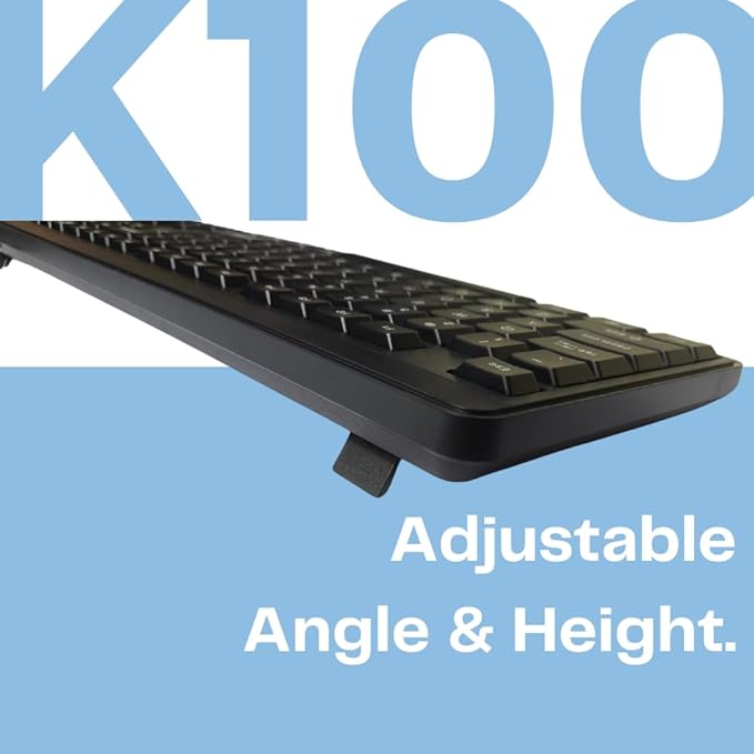 HP K100 Wired Keyboard Plug & Play Setup, LED Indicators