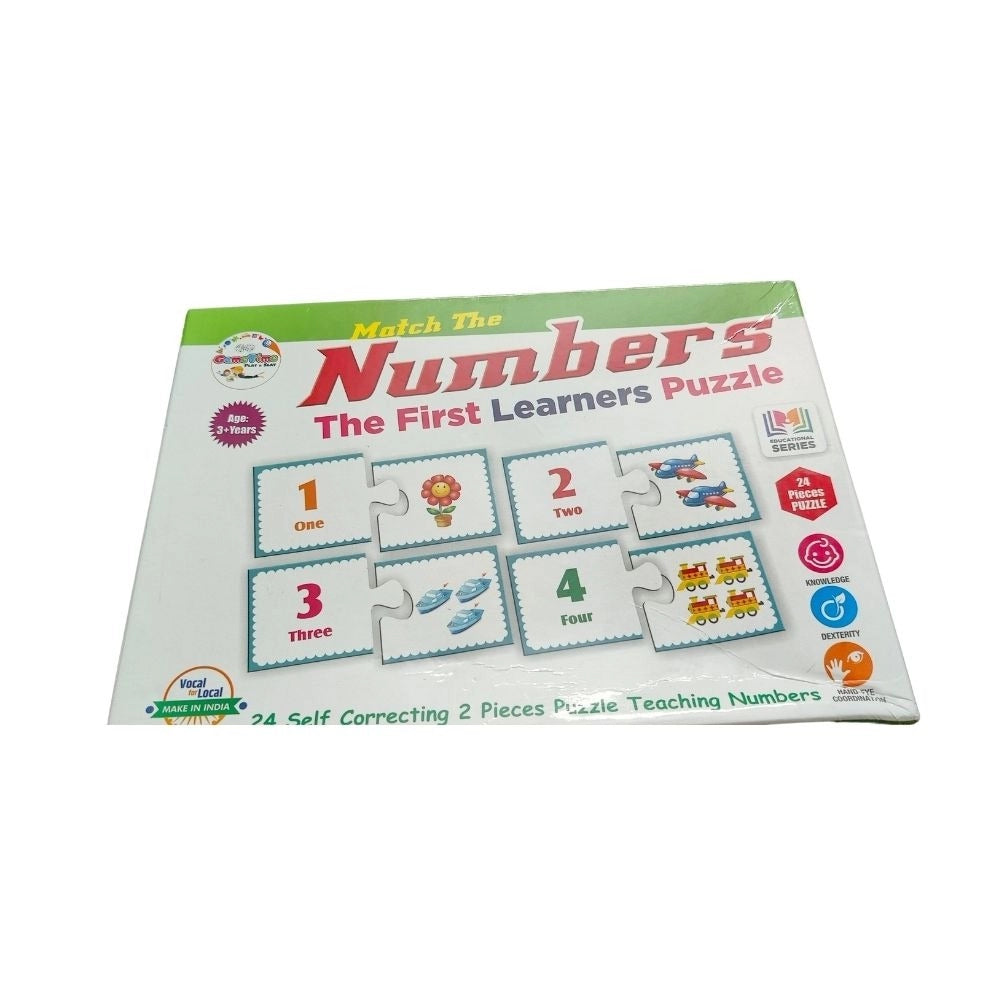 Number Puzzle | Cardboard | Educational Toys| 3+ Years