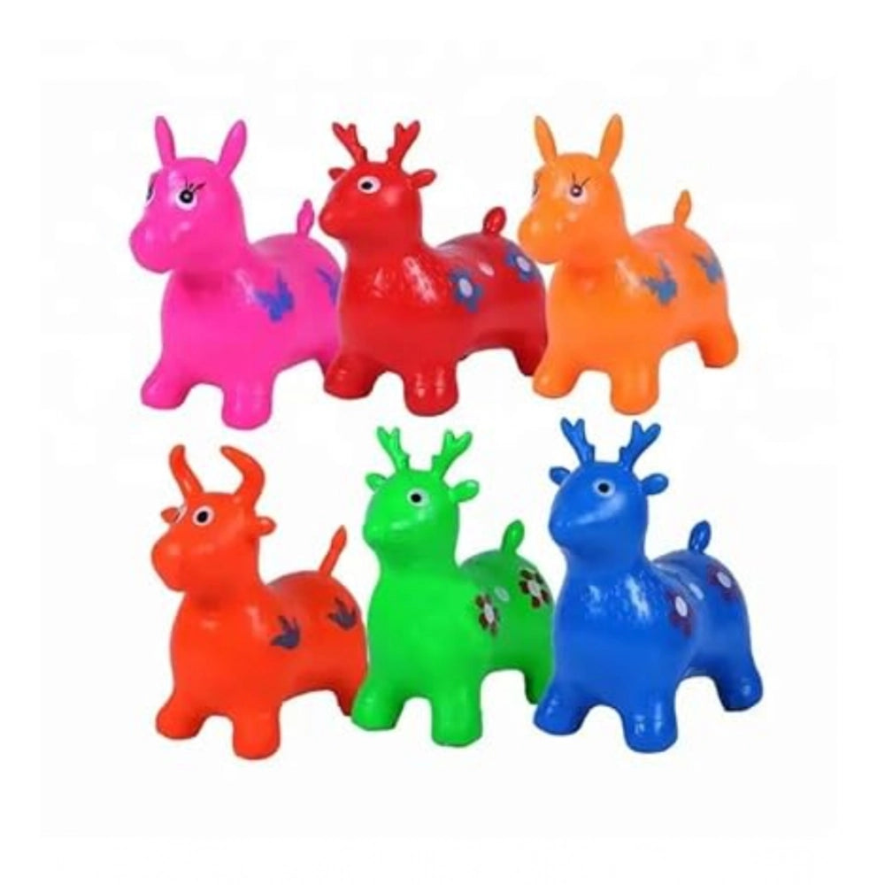 Generic ������Plastic Inflatable Jumping And Riding Horse Air Animal Shape Jumping Toys (
