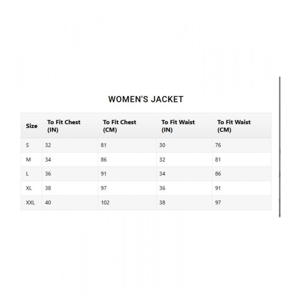 Generic Women's Denim & Faux Fur Washed Long Sleeve Jacket (Black)