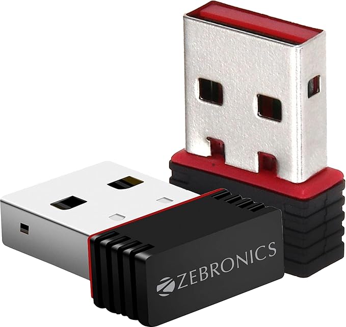 Zebronics USB-150 Wi-fi Receiver - 150 Mbps Wireless Data