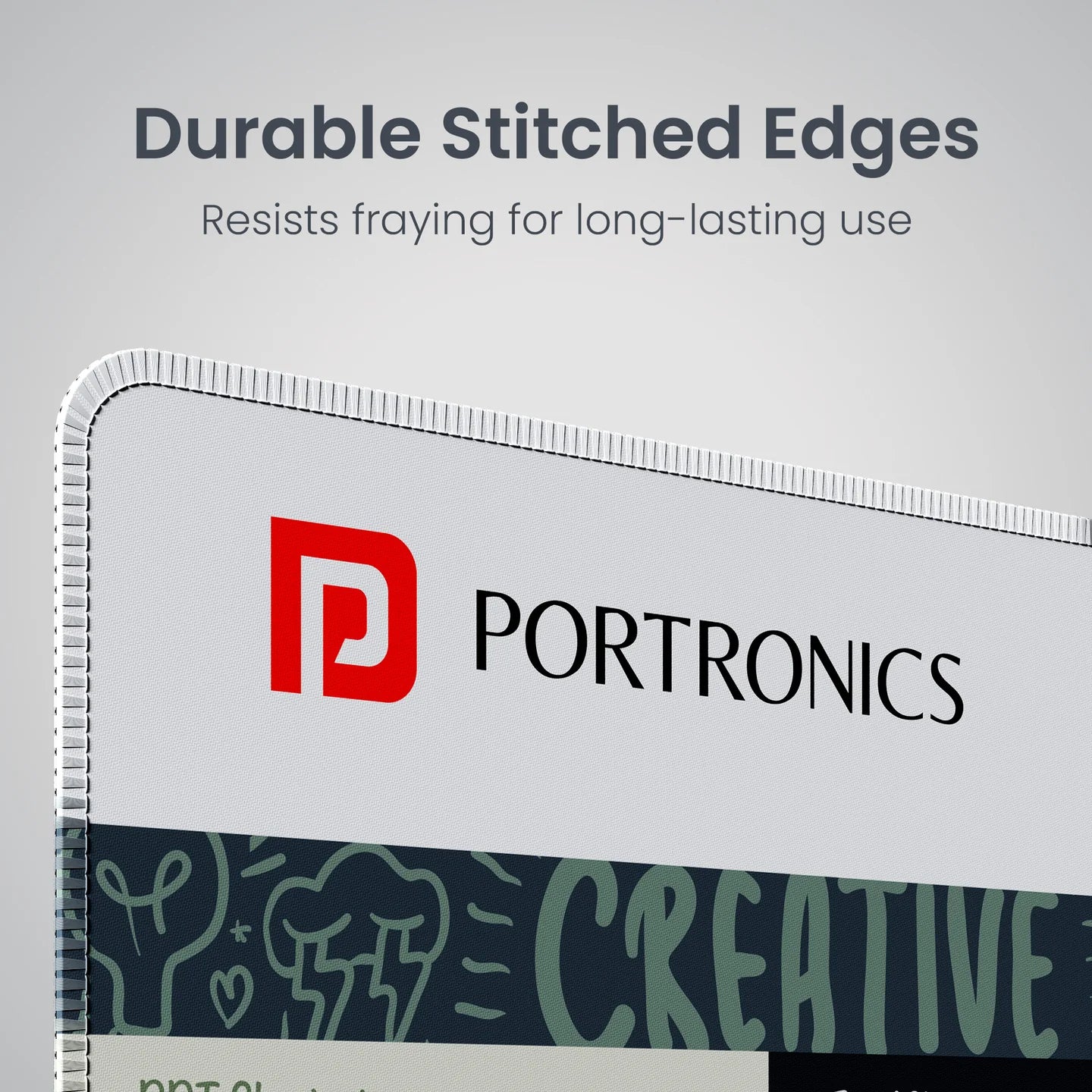 Comfipad 2 - Mouse Pad - Windows Shortcuts | Non-Slip Base | Stitched Edges | Extended Size