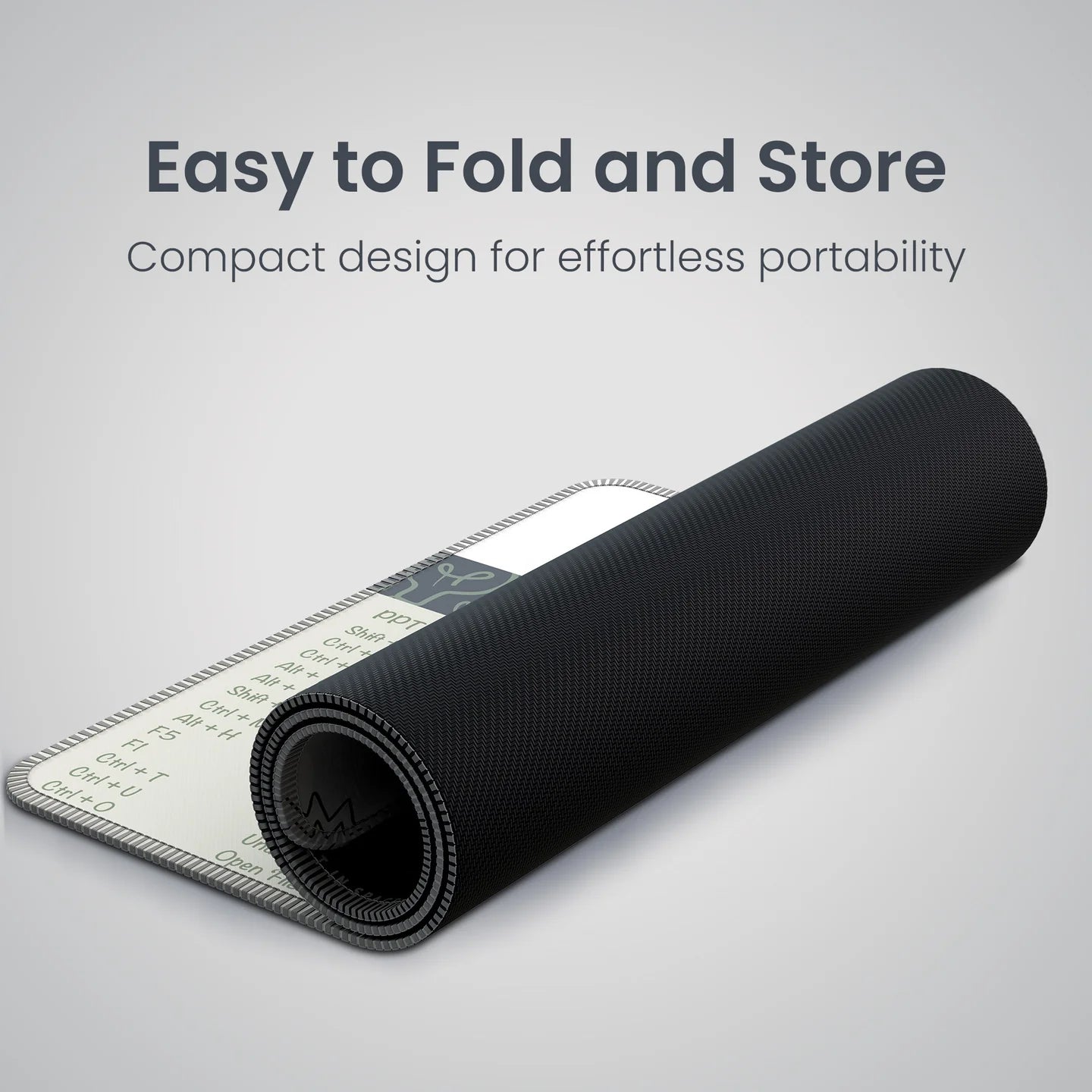 Comfipad 2 - Mouse Pad - Windows Shortcuts | Non-Slip Base | Stitched Edges | Extended Size