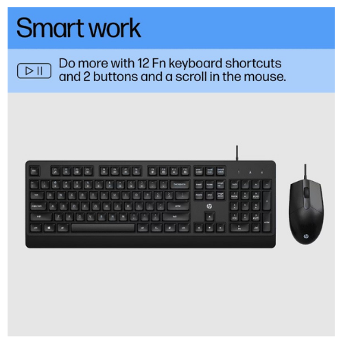 HP KM180 Wired Keyboard and Mouse Combo