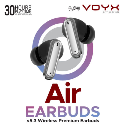 Voyx AIR Earbuds | 30Hrs Playtime | Bluetooth V5.1 Headphone