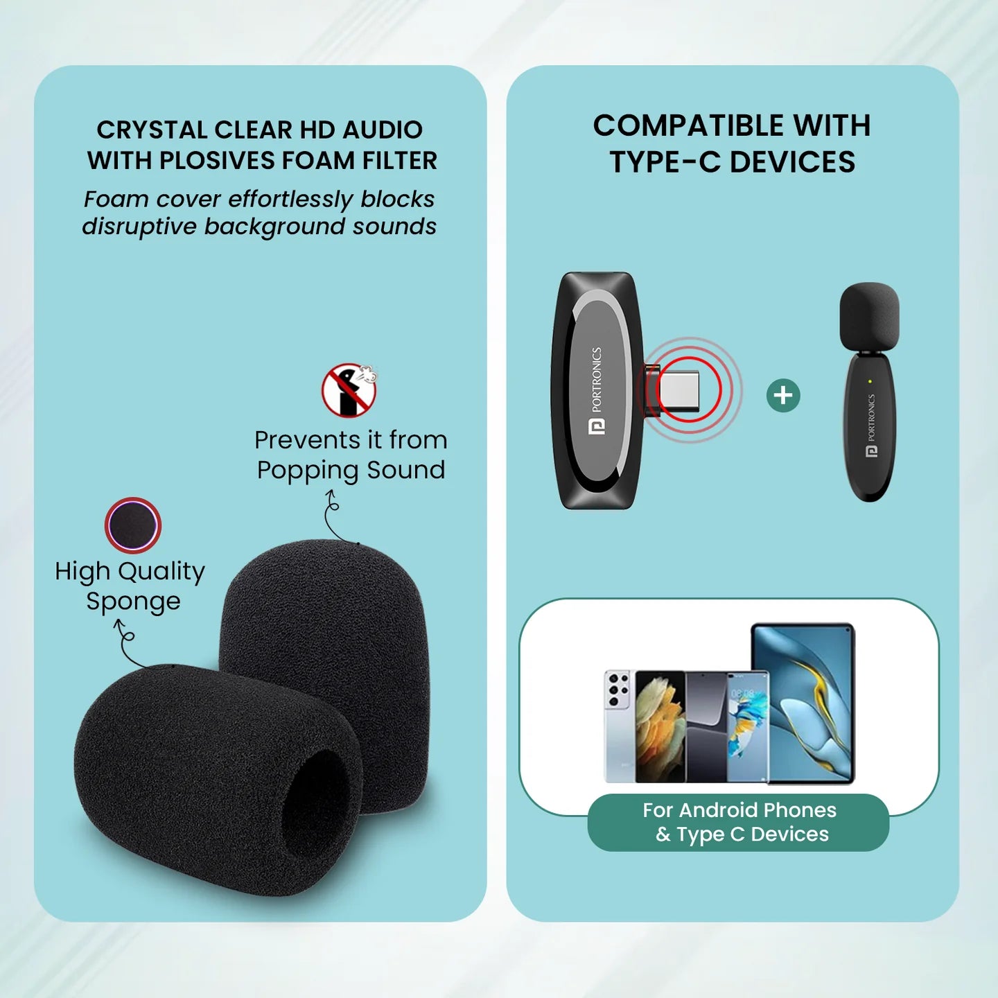 Dash 7 Type C Lapel Wireless Mic