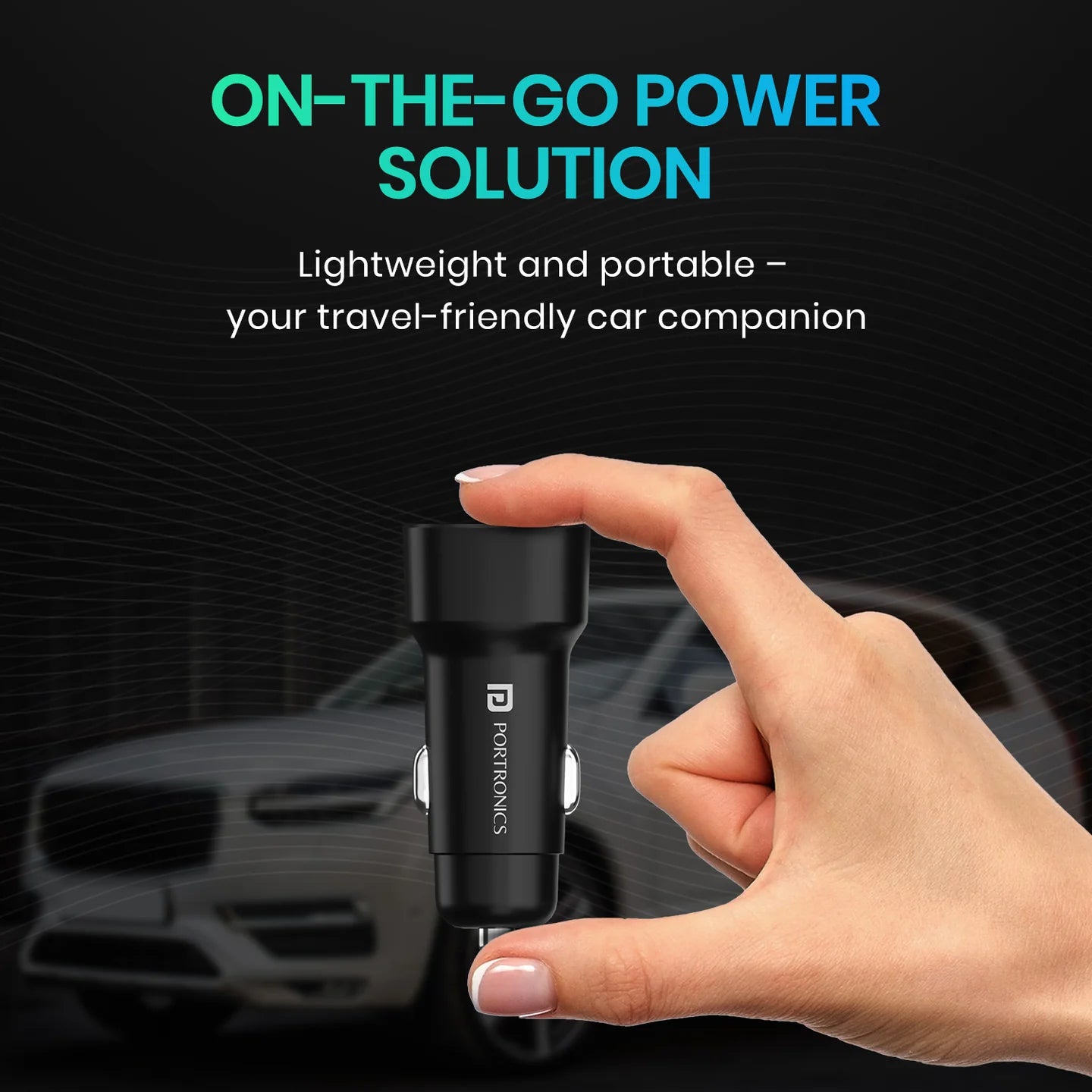 Car Power 80 | 45W Type-C PD | 35W USB | LED Indicator | 80W Max Output
