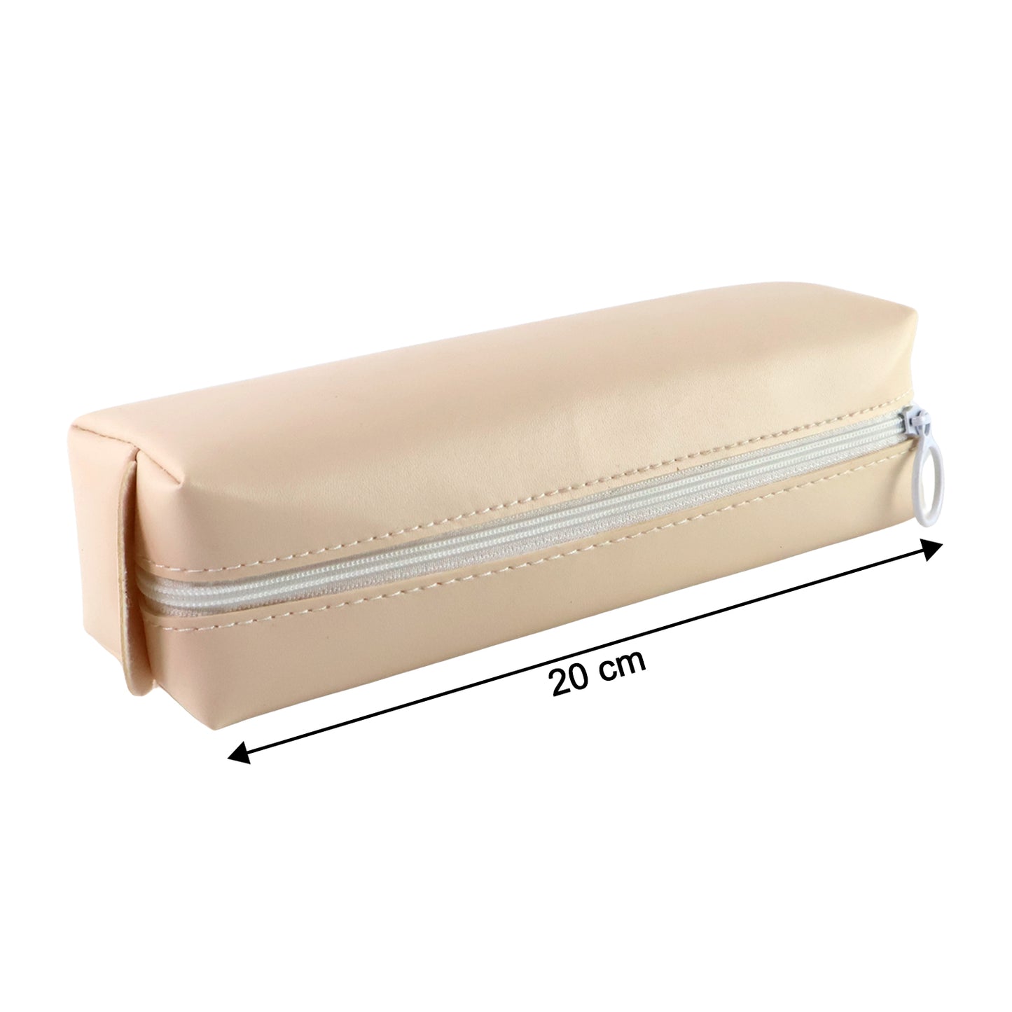 Slim Pu Leather Pencil Pouch - (1 Pc)