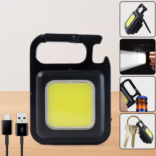 Rechargeable Keychain Mini Flashlight With 4 Light Mode