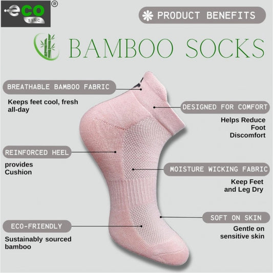 Generic 4_Pair Set Unisex Casual Cotton Printed Ankle Length Socks (Multicolor)