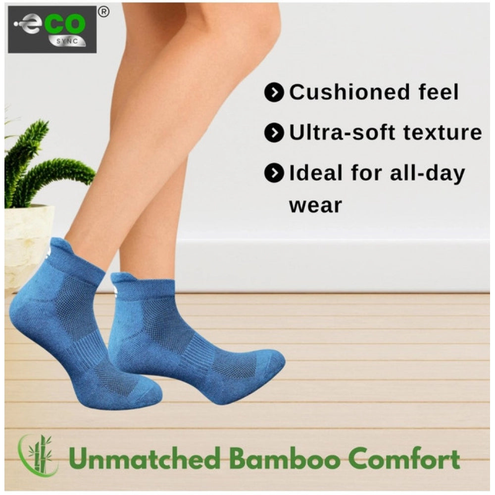 Generic 4_Pair Set Unisex Casual Cotton Printed Ankle Length Socks (Multicolor)