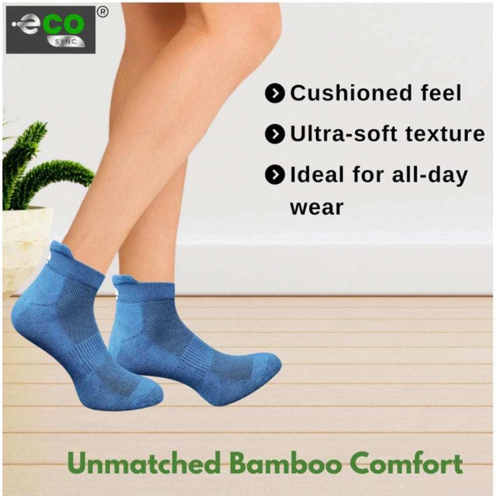 Generic 4_Pair Set Unisex Casual Cotton Printed Ankle Length Socks (Multicolor)