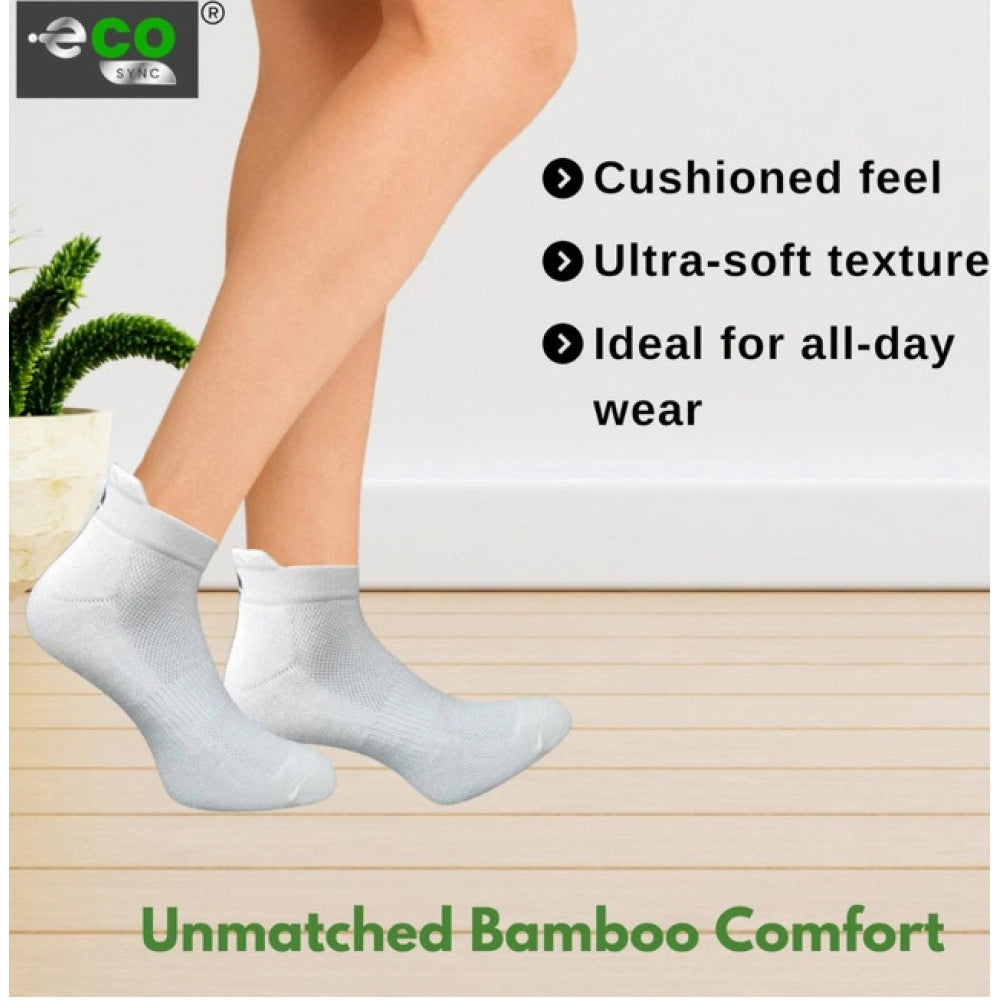 Generic 4_Pair Set Unisex Casual Cotton Printed Ankle Length Socks (Multicolor)