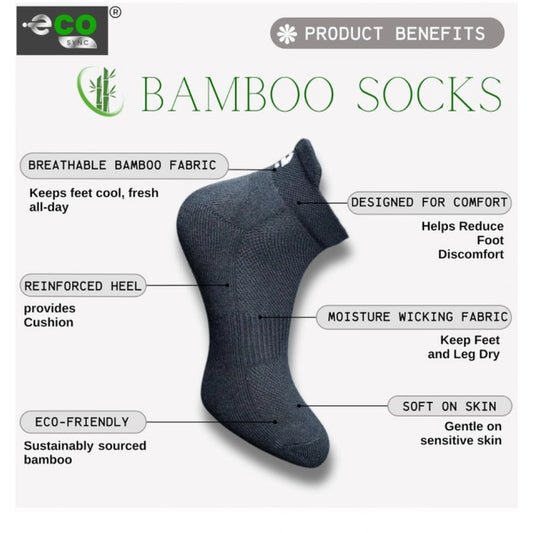 Generic 4_Pair Set Unisex Casual Cotton Printed Ankle Length Socks (Multicolor)