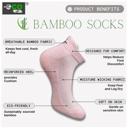 Generic 4_Pair Set Unisex Casual Cotton Printed Ankle Length Socks (Multicolor)