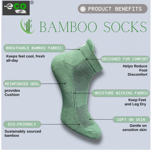 Generic 4_Pair Set Unisex Casual Cotton Printed Ankle Length Socks (Multicolor)