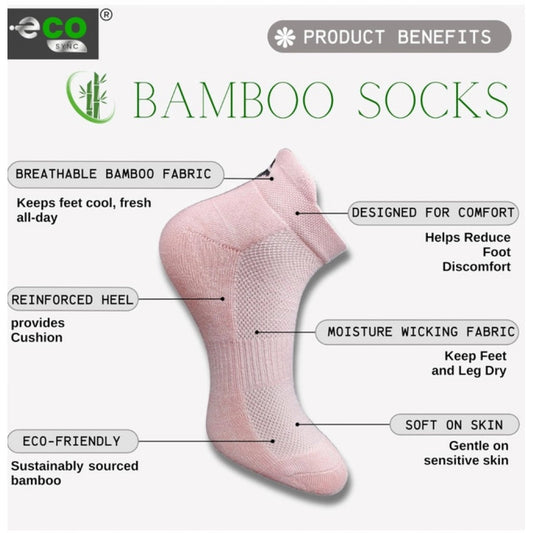 Generic 4_Pair Set Unisex Casual Cotton Printed Ankle Length Socks (Multicolor)