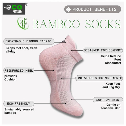 Generic 4_Pair Set Unisex Casual Cotton Printed Ankle Length Socks (Multicolor)