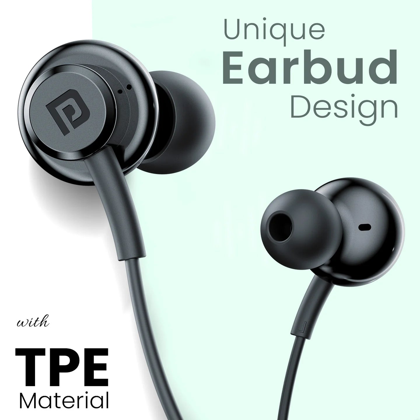 Conch Gamma C Type C Earphone | 14.2mm Dynamic Driver | In Line HD Mic | TPE Anti Tangle Material (POR 3064)