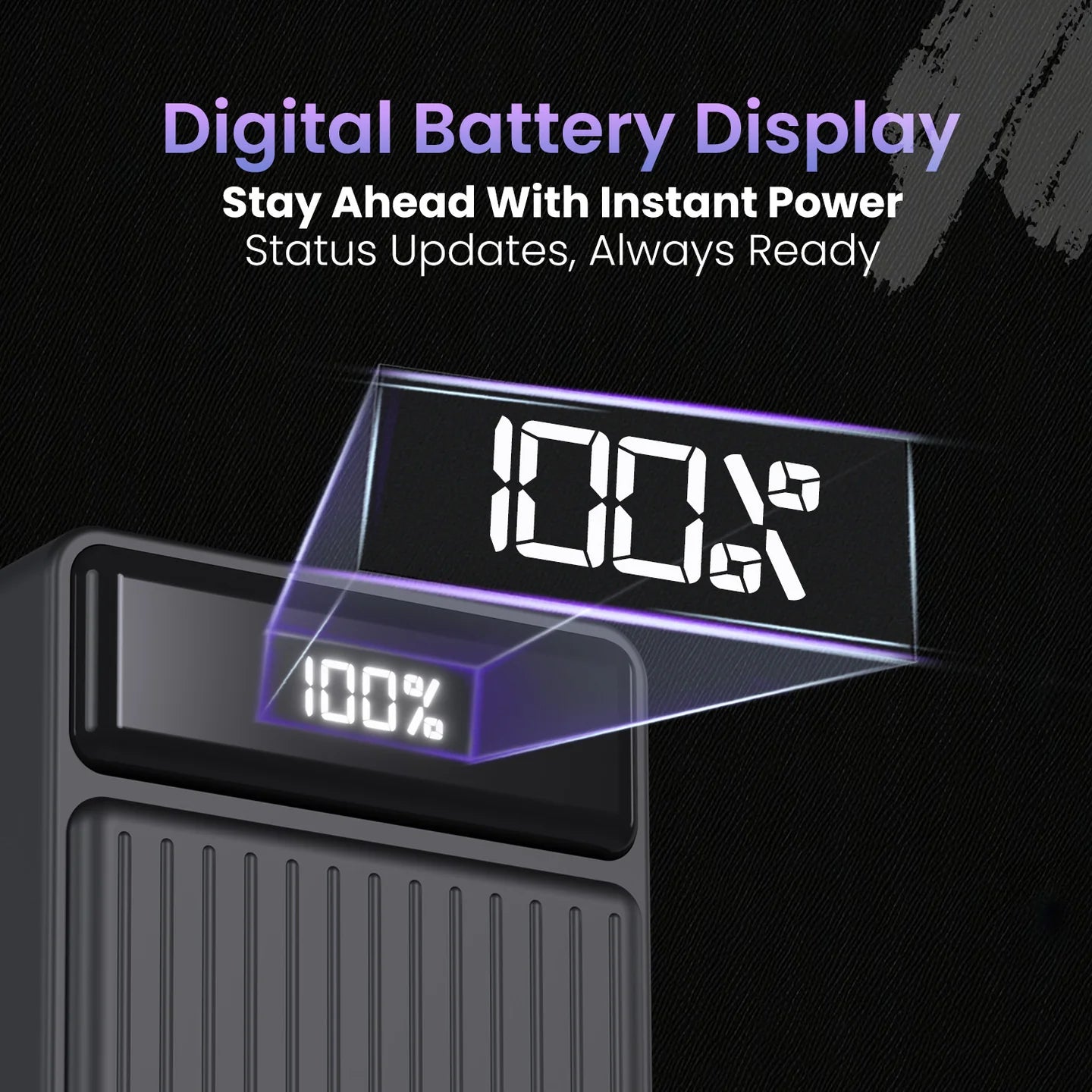 Luxcell B 20K 22.5 Watt High-Speed Charging | LED Battery Indicator | Type C port | Made in India