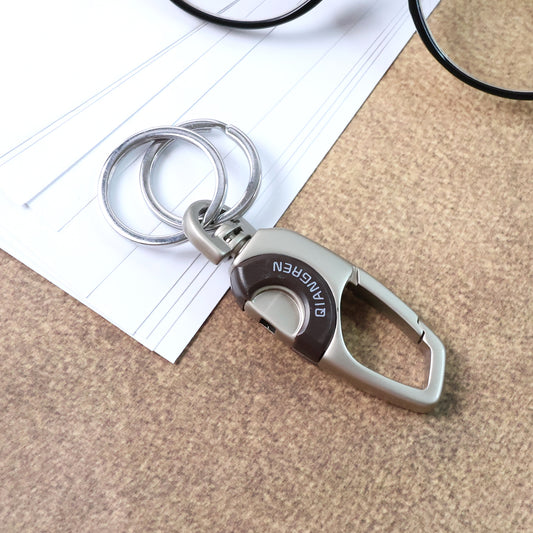 Dual-ring Carabiner Key Holder - (1 Pc)