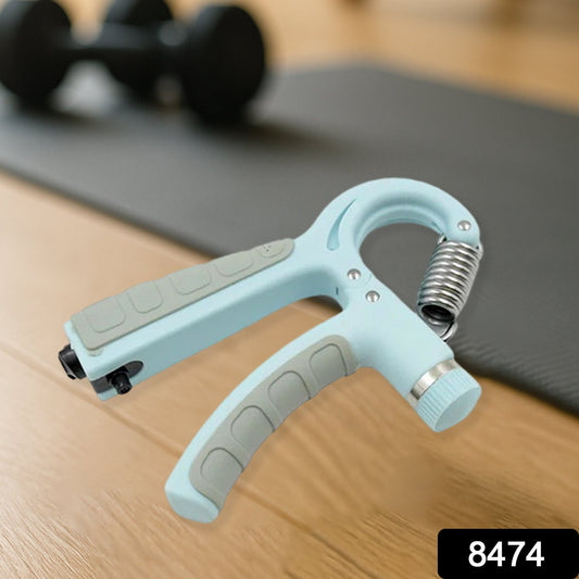 Gym Fitness Hand Grip Men Adjustable Finger Heavy Exerciser Strength for Muscle Recovery Hand Gripper Trainer strengthener (1 Pc)