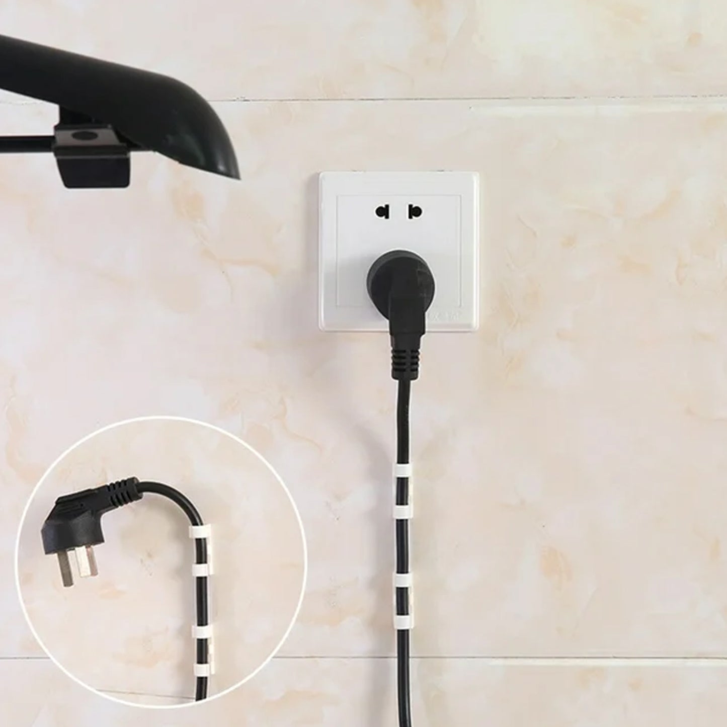 Plastic Clips Cable Manager (20 Pcs Set)