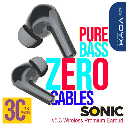 VOYX SONIC Earbuds, 30Hrs Playtime , Type C Fast Charging
