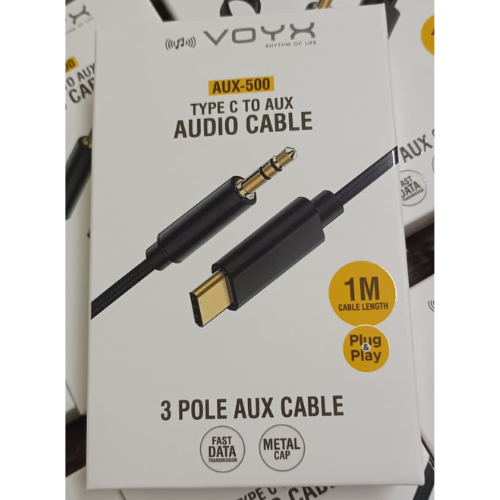 Voyx Aux 500 Type C to Aux Audio Cable