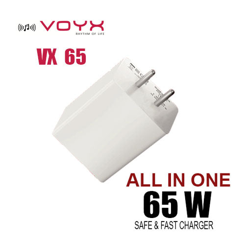 VOYX VX65, 65Watt Superfast All in One Charger for Mobile