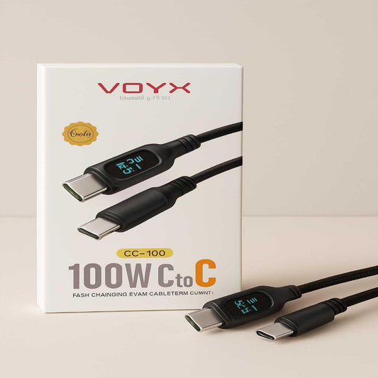 100 W Type C to C charging cable