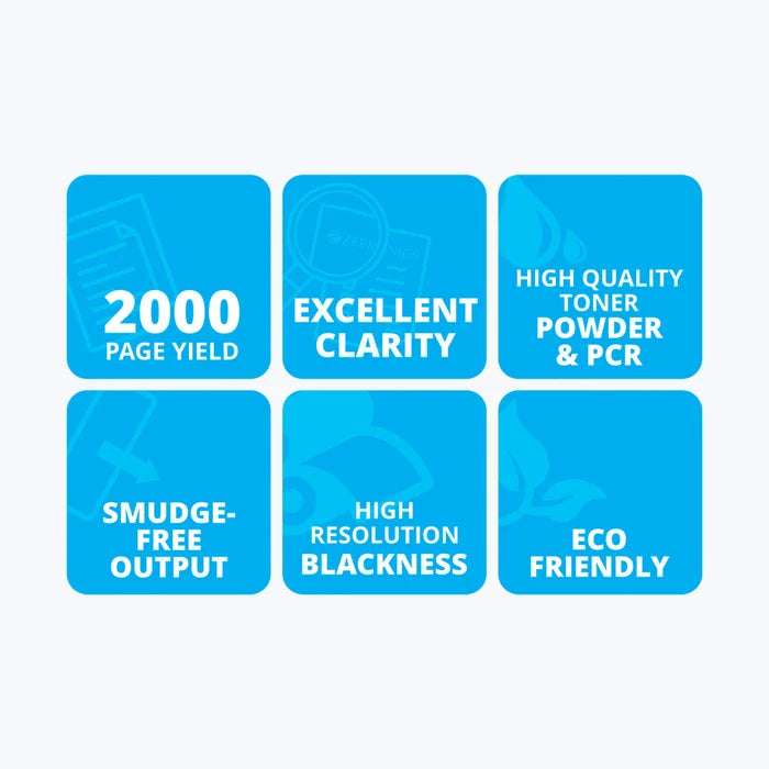 LPC12A Laser Toner Cartridge | Upto 2000 Page Yield | High-Quality Toner | PCR | Smudge-Free Output