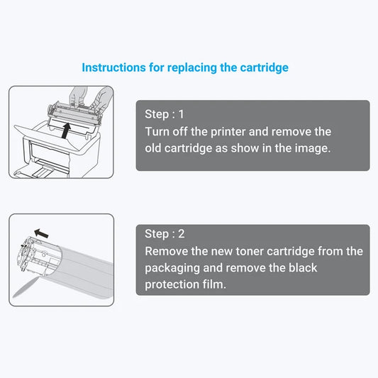 LPC12A Laser Toner Cartridge | Upto 2000 Page Yield | High-Quality Toner | PCR | Smudge-Free Output