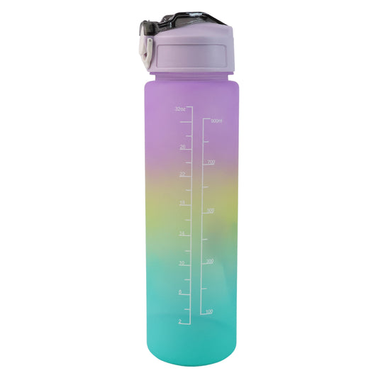 0325 Motivational Water Bottle With Straw Time Marker Bpa-free Tritan Portable Gym Water Bottle Leakproof Reusable Special Design For Your Sports Activity Hiking Camping