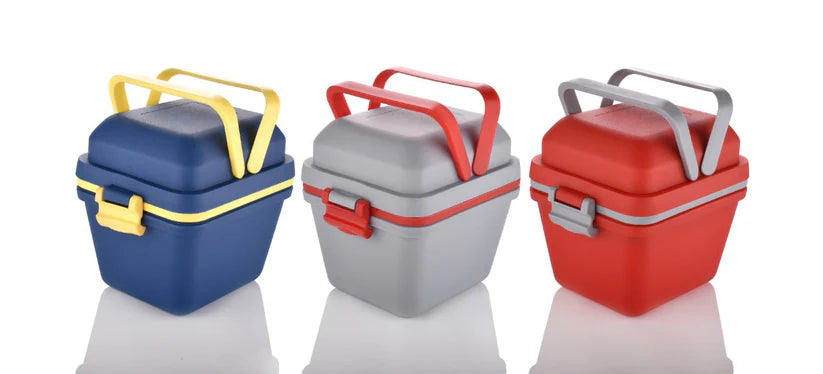 2144_travelling_lunch_box  Airtight Lunch Box with Handle & Push Lock