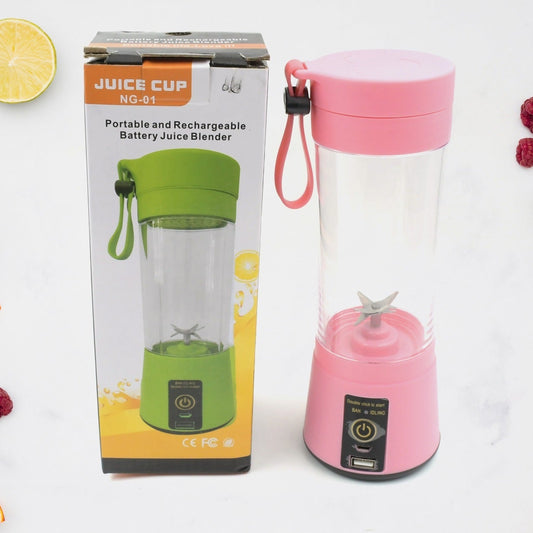 Portable USB Electric Juicer - 6 Blades (Protein Shaker)