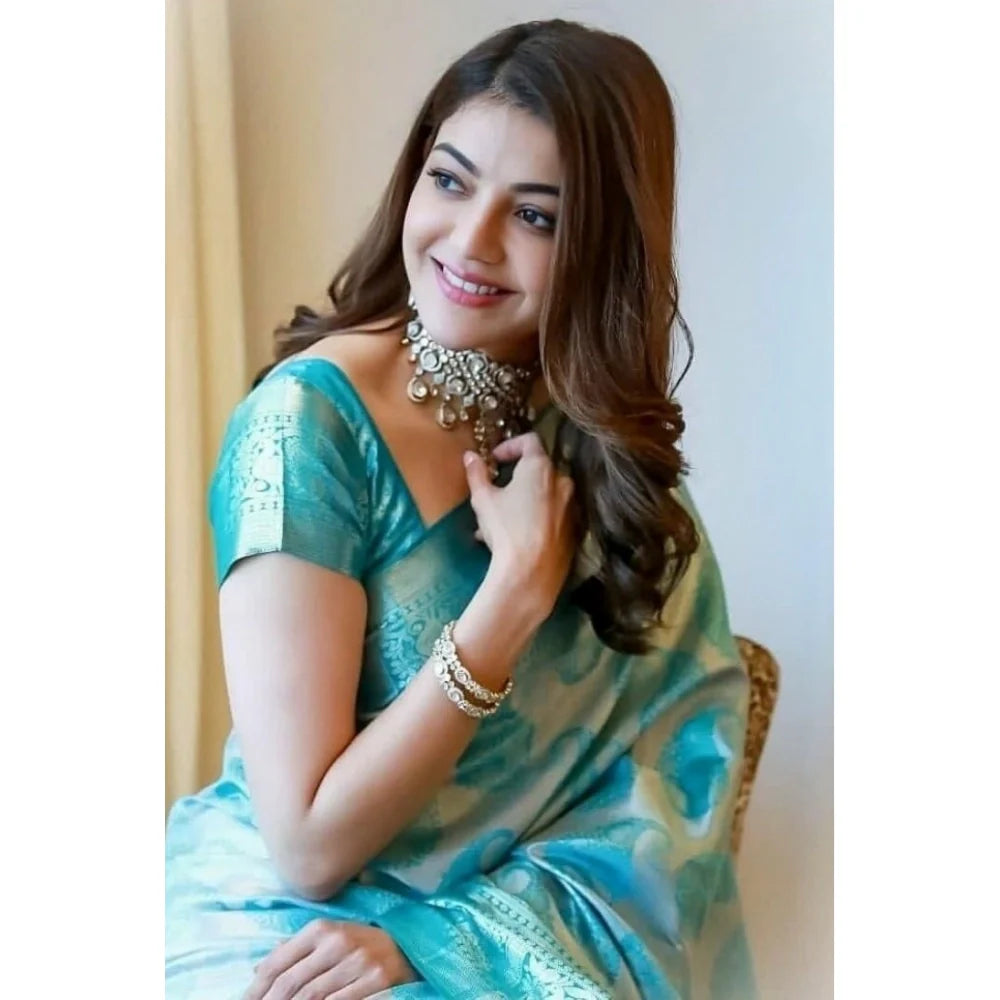 Linen Floral Saree