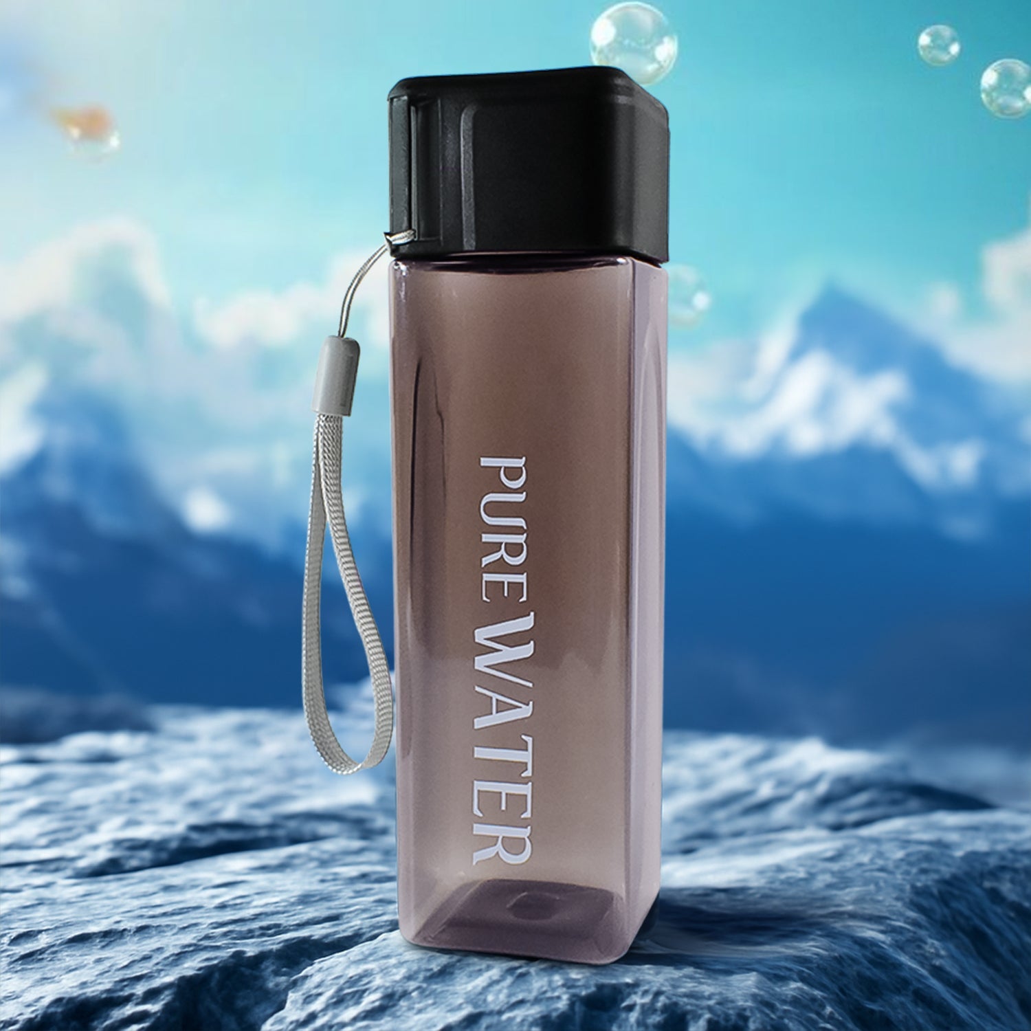 450ml Square Plastic Bottle