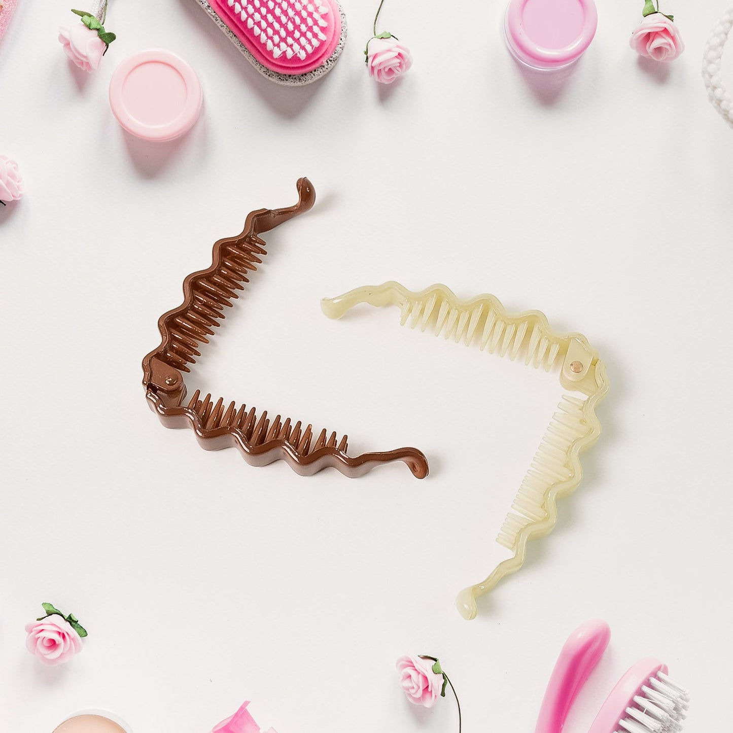 Plastic Hair Claw Clips Strong Clips (1 Pc / Mix Color), Hair accessories