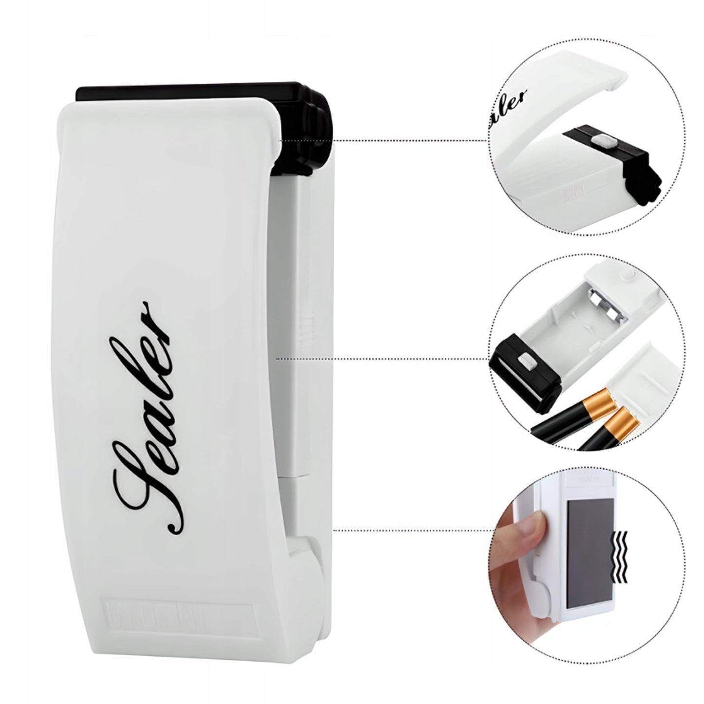 Portable Handheld Plastic Bag Sealer Machine (1 Pc)