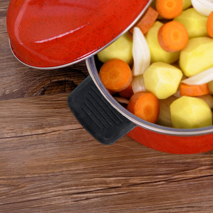 Silicone Rubber Pot Handle Sleeve Cover (2 Pc)