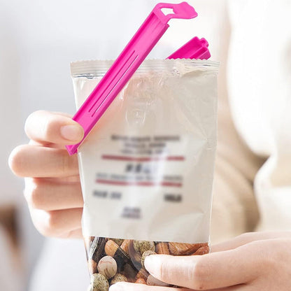 Food Bag Clip Sealer ��� Airtight Plastic Clips Snacks, Kitchen & Camping (18 P