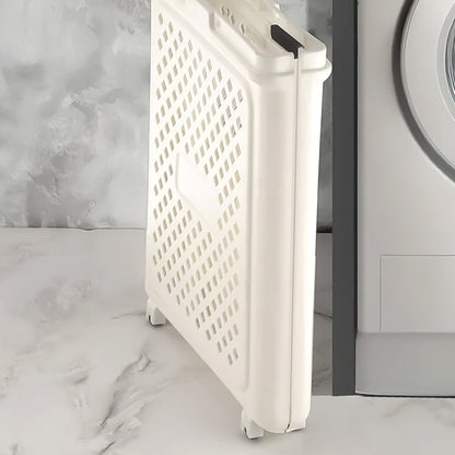 Large Foldable Laundry Basket with Wheels