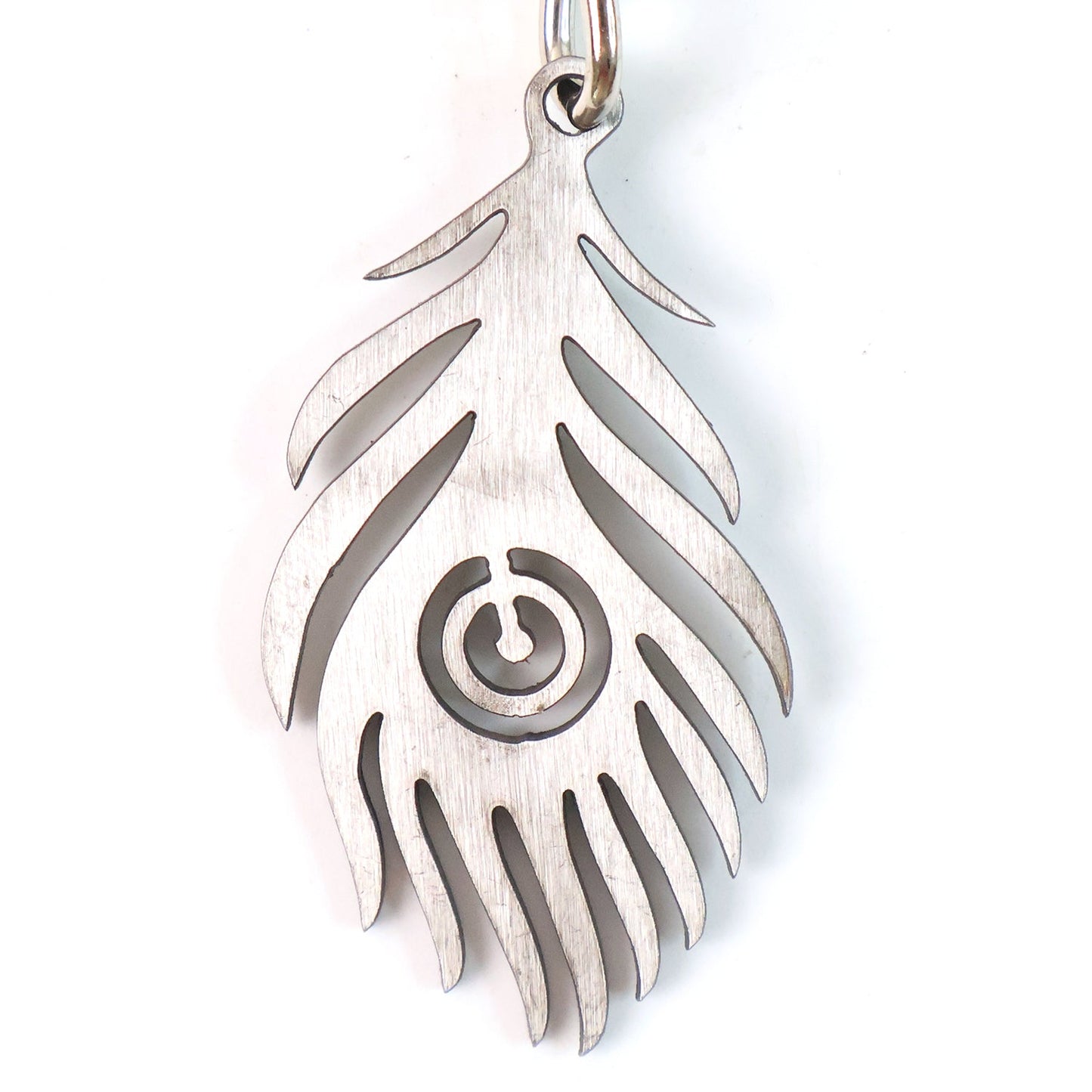 Designer Silver Metal Keychain